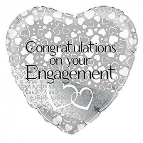 Heart Shaped Engagement Balloon
