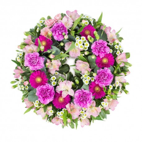 Pretty in Pink Wreath SYM-320